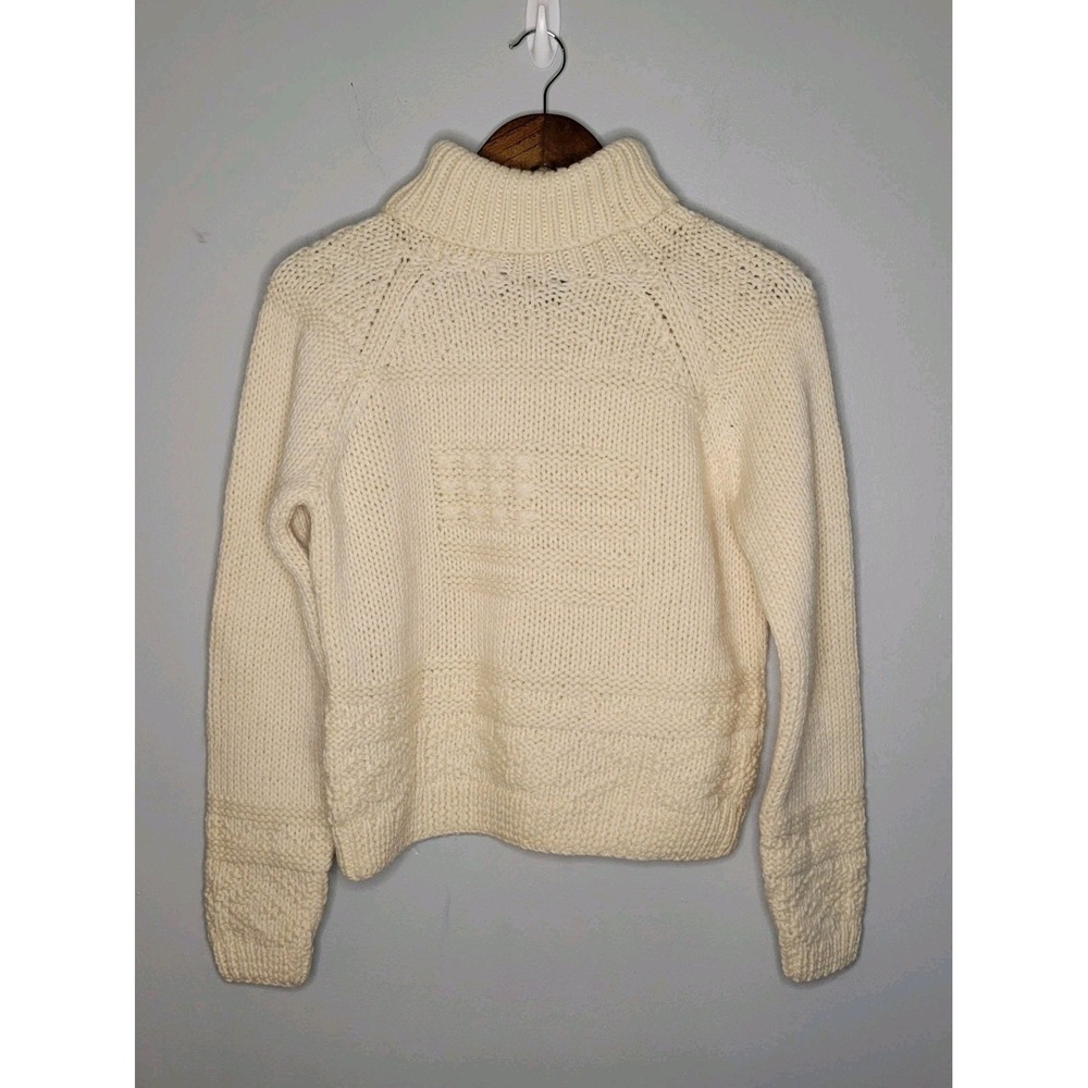 Ralph Lauren vintage Cream Turtleneck Knit Sweater